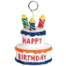 Birthday Party Supplies: Birthday Cake Photo/Balloon Holder (6 ct) - WPS-50829